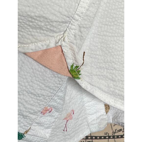 Tommy Bahama Flamingo Tango Camp Short Sleeves Shirt Size XXL Stretchy Fabric - Picture 11 of 15